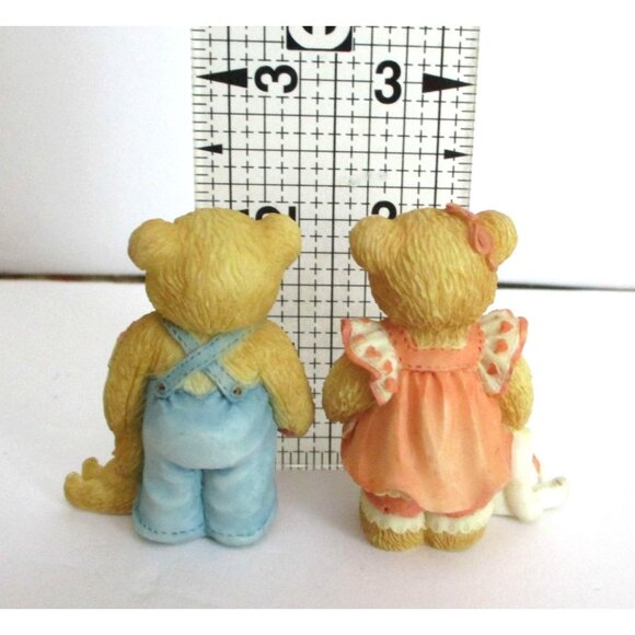 Cherished Teddies Child of Hope Child of Kindness Boy & Girl Set Vintage 1993 - Picture 5 of 9